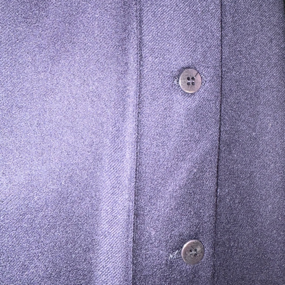 Giorgio Armani Vintage Navy Wool Skirt – Italian Tailoring – Sz 42 (US 6/8) E5 - Picture 4 of 4